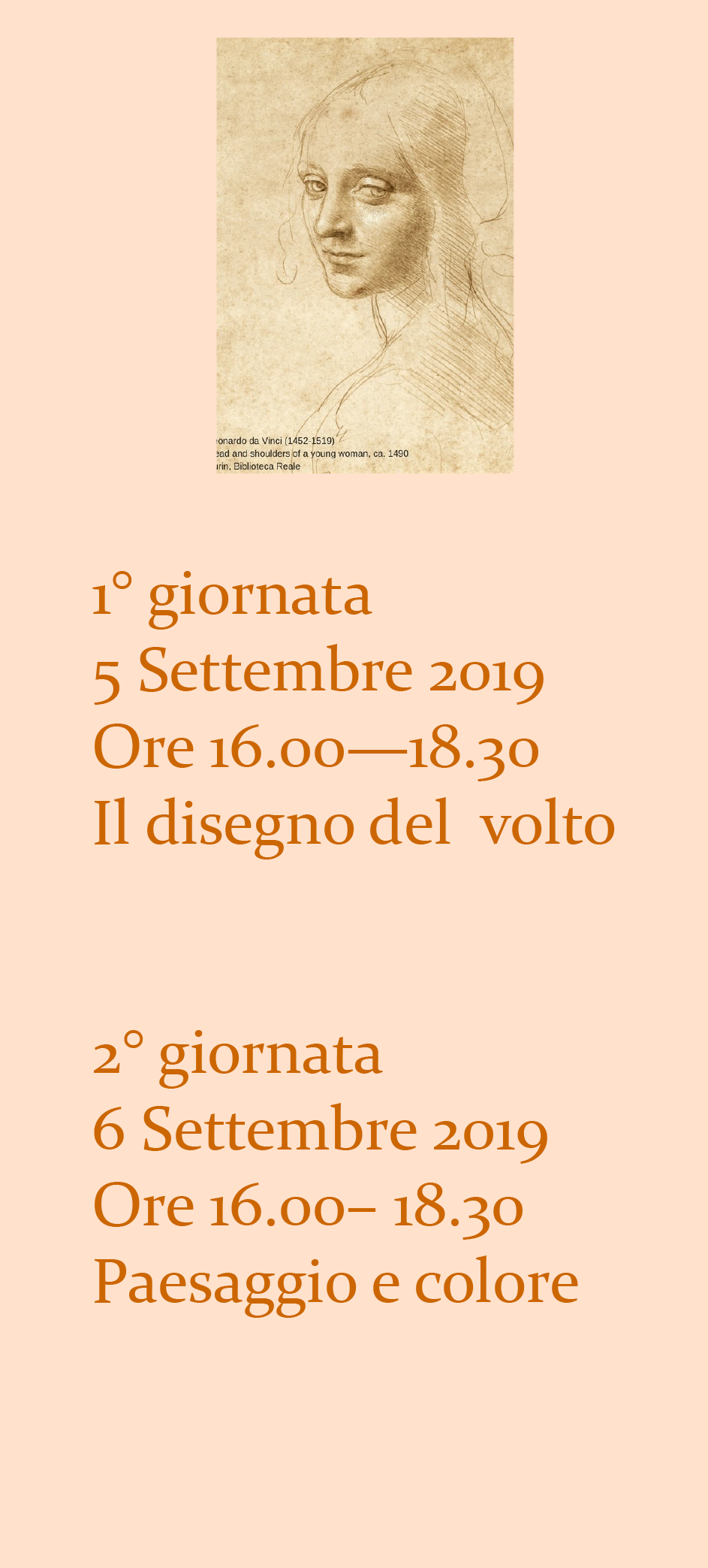 Io come Leonardo: laboratorio creativo per ragazzi - 5 e 6 settembre 2019