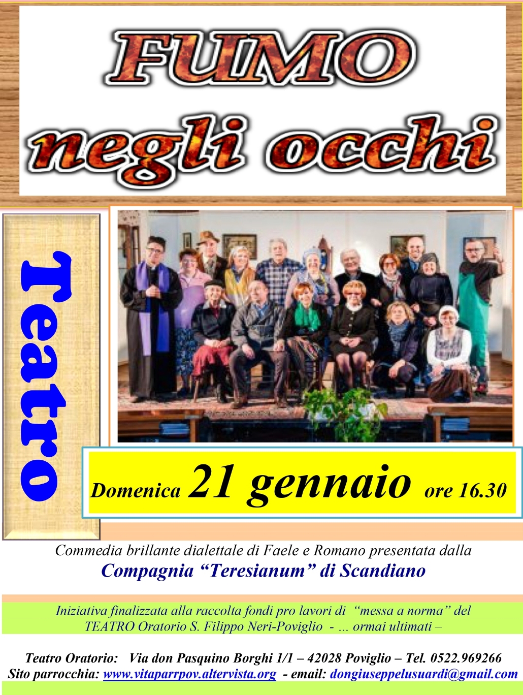 Locandina: 2017-18 » Fumo negli occhi 21-01-2018