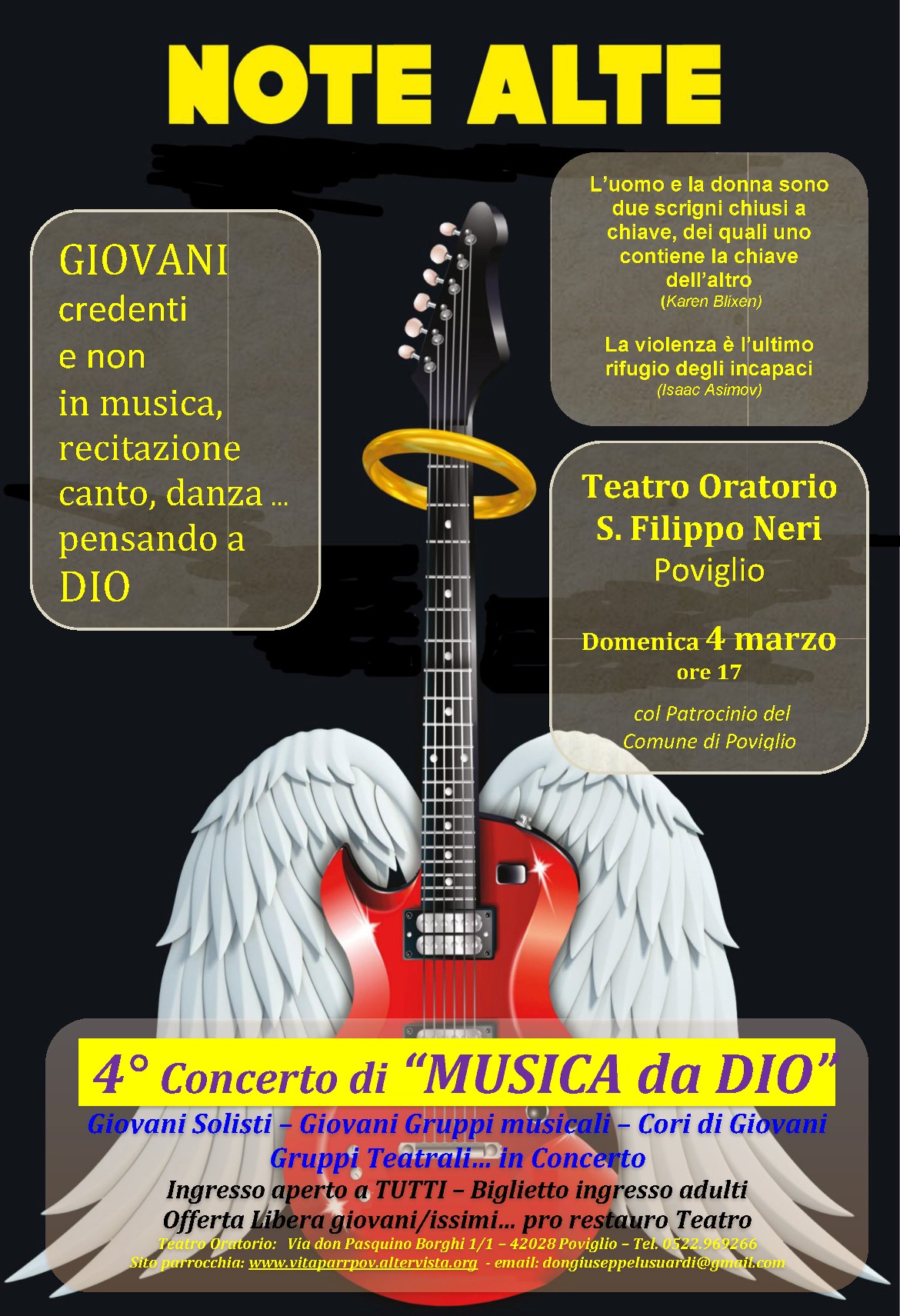 Locandina: 2017-18 &raquo; Musica da Dio 04-03-2018 v3