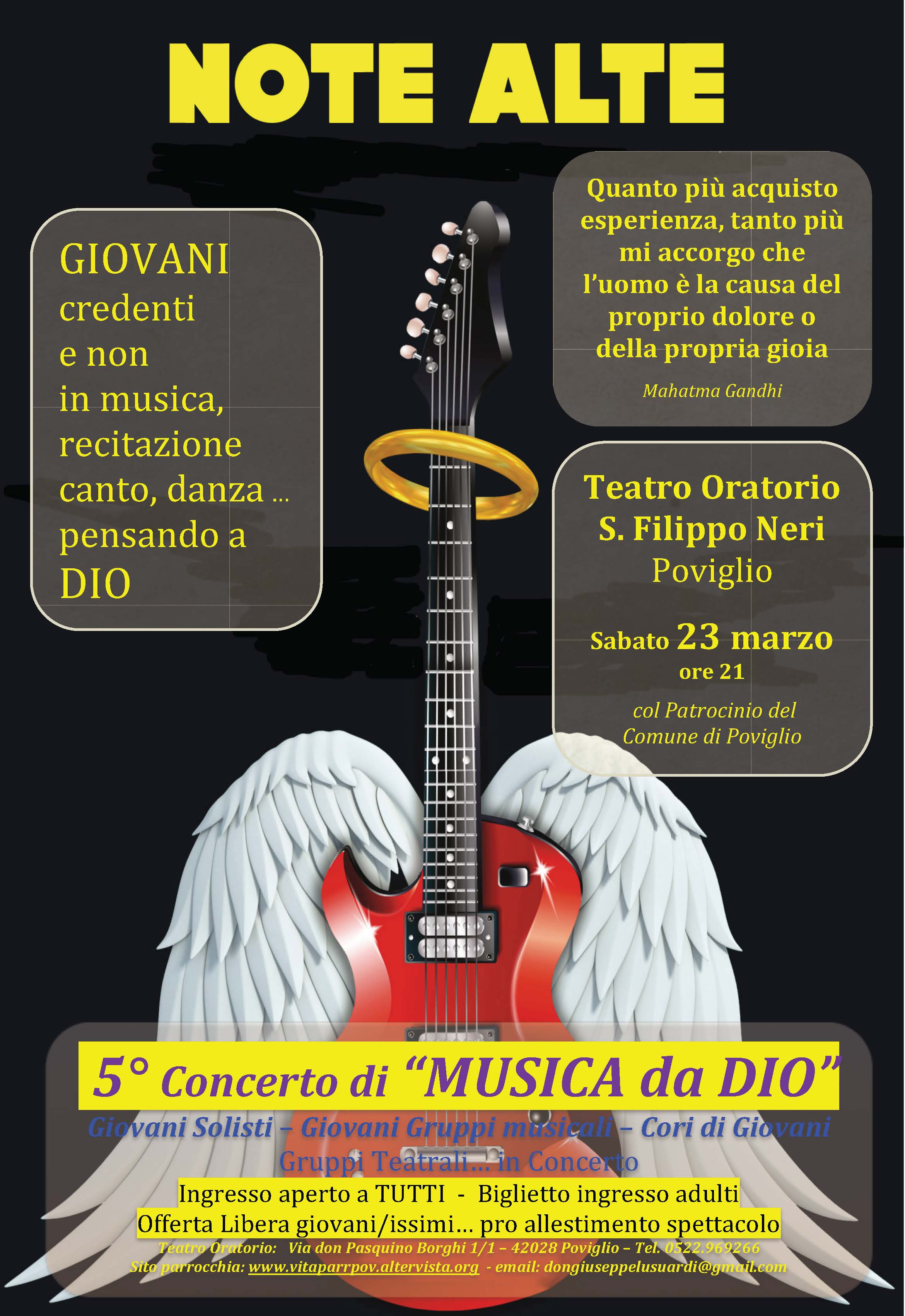 Locandina: 2018-19 » Musica da Dio 23-03-2019