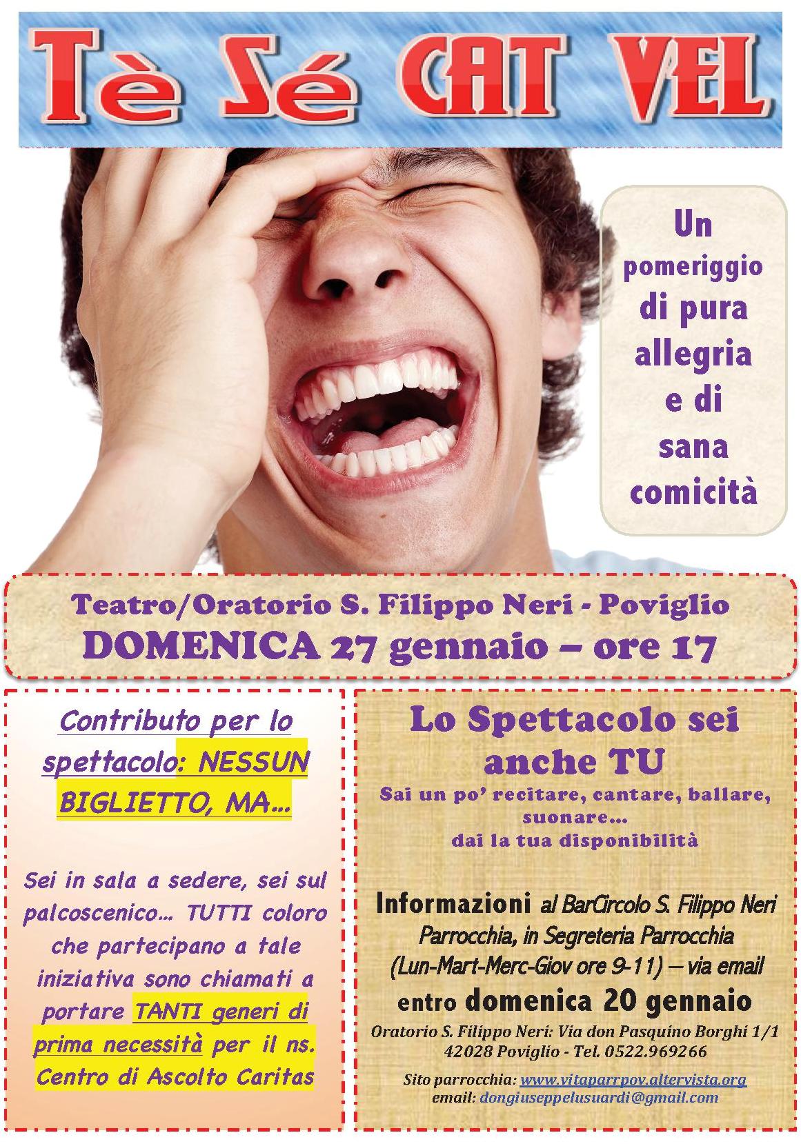 Locandina: 2018-19 » Te se cat vel 27-01-2019