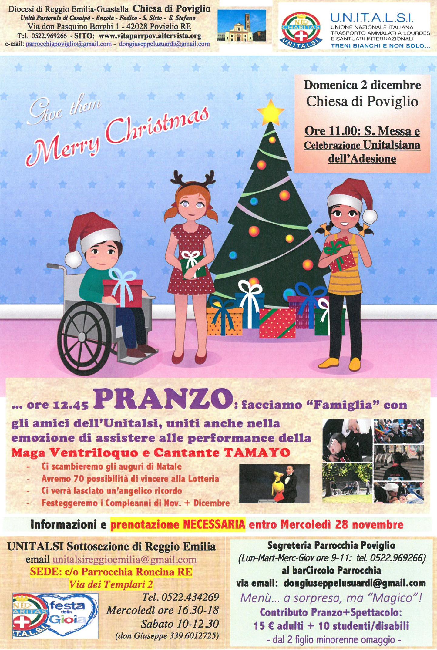 Locandina: 2018-19 &raquo; UNITALSI Natale 02-12-2018