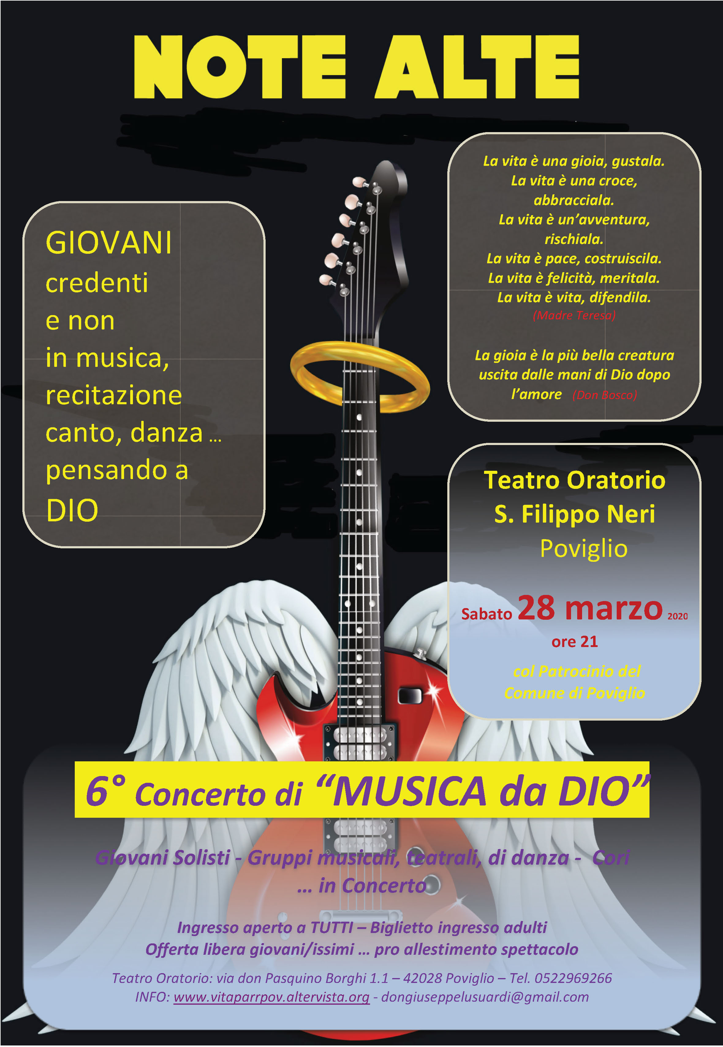 Locandina: 2019-20 » Musica da Dio 28-03-2020