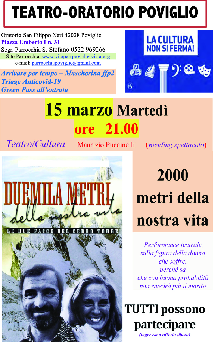 Locandina: 2021-22 » 2000 metri della nostra vita 2022-03-15
