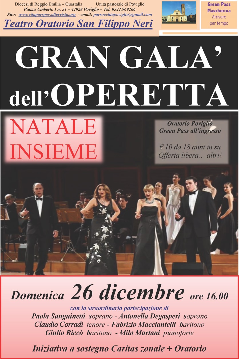 Locandina: 2021-22 » Concerto Lirico 26-12-2021